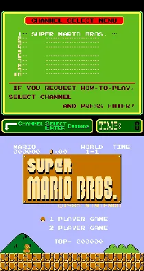 PlayChoice-10: Super Mario Bros. screen shot title